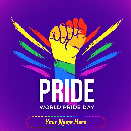 World Pride Day 2019 Image With Name